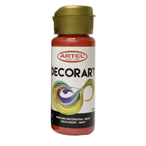 Pintura Decoart METÁLICO ROJO 131 60ml Artel